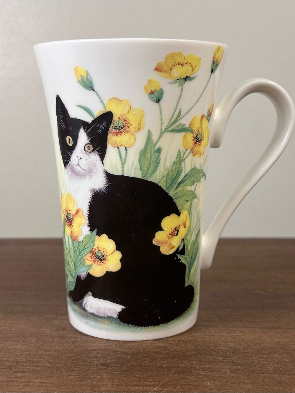 Roy Kirkham “Just Cats” Fine Bone China England Coffee Mug Vintage 2000